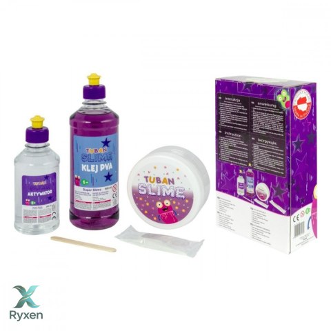 Masa plastyczna zestaw super slime - glow in the dark xl TUBAN