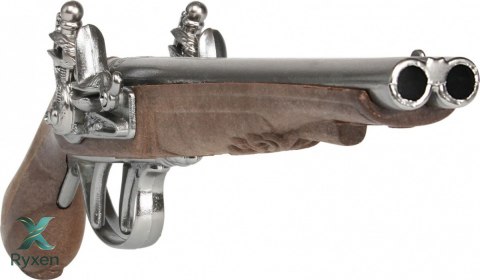 Metalowy pistolet pirata PULIO