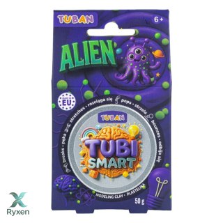 Plastelina tubi smart - alien 50g TUBAN