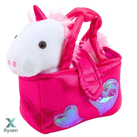 Pluszowa Maskotka Przytulanka Jednorożec W Torebce Biały 25cm LEAN TOYS