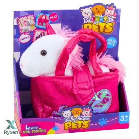 Pluszowa Maskotka Przytulanka Jednorożec W Torebce Biały 25cm LEAN TOYS