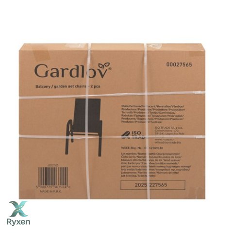 Zestaw krzeseł ogrodowych- 2szt. Gardlov GARDLOV