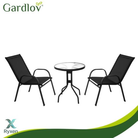 Zestaw mebli balkonowych-stolik+ 2 krzesła Gardlov GARDLOV