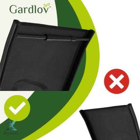 Zestaw mebli balkonowych-stolik+ 2 krzesła Gardlov GARDLOV