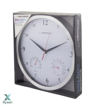 EHC008W Esperanza zegar ścienny washington biały Esperanza