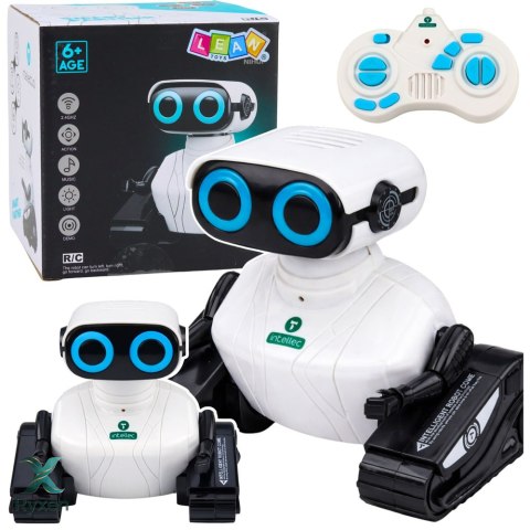 Inteligentny Robot Na Gąsienicach Zdalnie Sterowany RC Tańczy Porusza Się LEAN TOYS