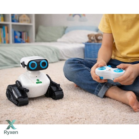 Inteligentny Robot Na Gąsienicach Zdalnie Sterowany RC Tańczy Porusza Się LEAN TOYS