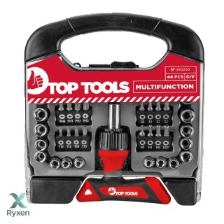 Końcówki wkrętakowe z uchwytem 44 szt. Top Tools