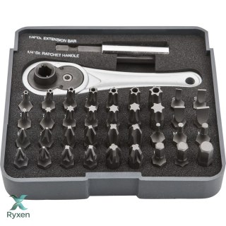Końcówki wkrętakowe z uchwytem, zestaw 38 szt. NEO TOOLS