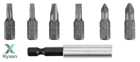 Końcówki wkrętakowe z uchwytem, zestaw 7 szt. NEO TOOLS