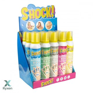 Pianko-żel shock! 200ml display 15 sztuk mix TUBAN