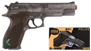 Pistolet policyjny metalowy gonher 45/1 PULIO