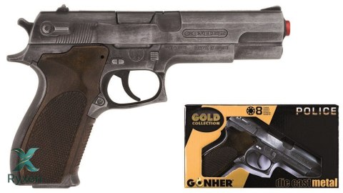 Pistolet policyjny metalowy gonher 45/1 PULIO