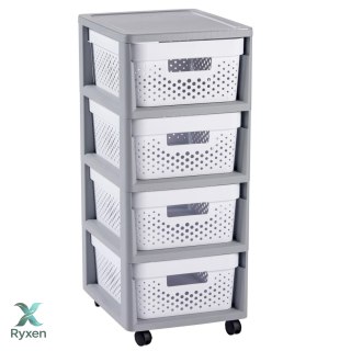 Regał ażurowy Curver 4x11L Infinity biały Curver