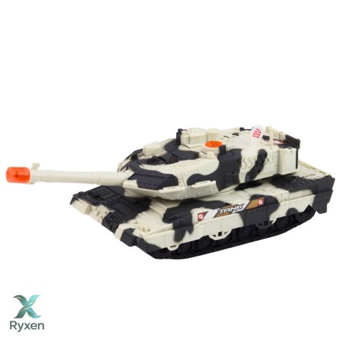 Zestaw Militarny Wojskowy Ciężarówka Czołg Poduszkowiec Żołnierz LEAN TOYS