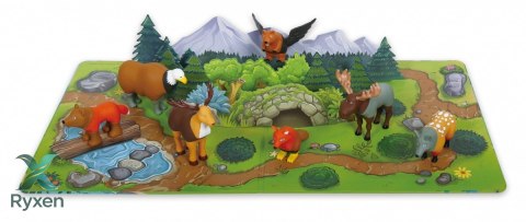 Zestaw malblo magnetic mini zwierzęta leśne MALIK