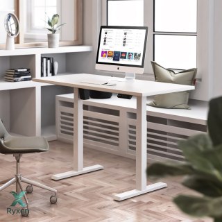 Biurko elektryczne z regulacją wys Ergo Office, szare, max wys 123cm , 80 kg - bez blatu, do pracy stojąco siedzącej, ER-433 Ergo Office