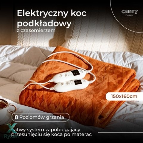 CR 7436 Elektryczny koc podkładowy z czasomierzem (2) CAMRY