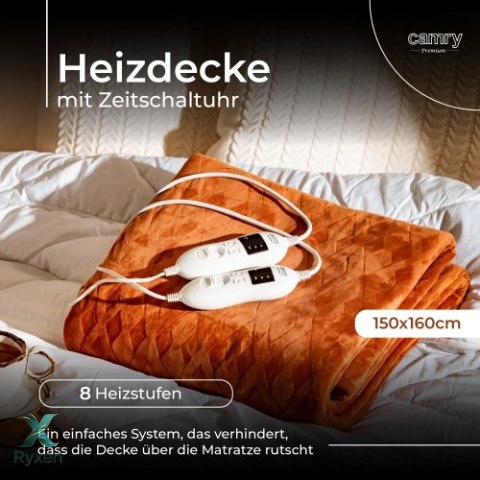 CR 7436 Elektryczny koc podkładowy z czasomierzem (2) CAMRY