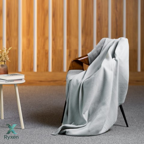 Koc polarowy 130x150 cm TEESA - szary Teesa