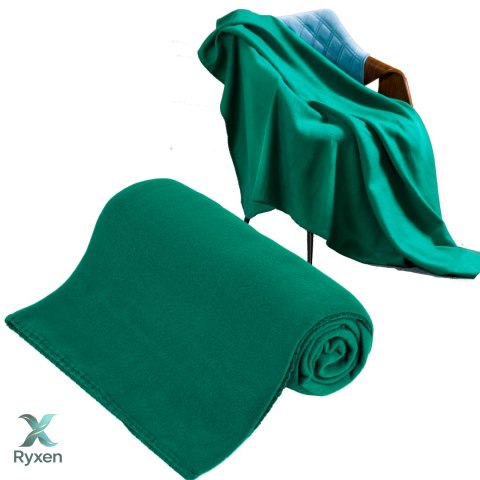 Koc polarowy 130x150 cm TEESA - zielony Teesa