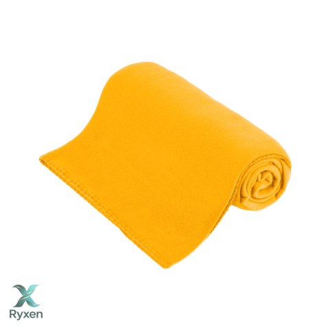 Koc polarowy 130x150 cm TEESA - żółty Teesa