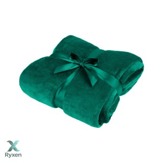 Koc polarowy 200x220 cm TEESA - zielony Teesa
