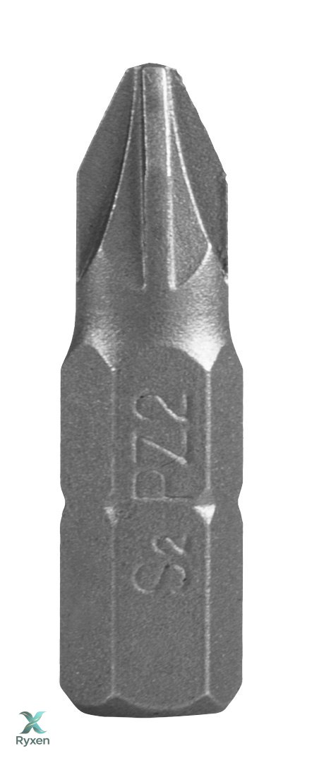 Końcówki wkrętakowe PZ2 x 25 mm, 100 szt. GRAPHITE