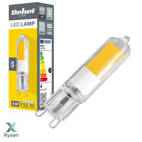 Lampa LED Rebel G9 4W, 4000K, 230V Rebel