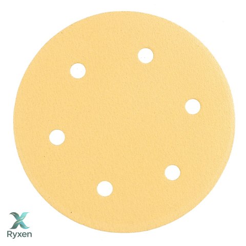 Papier ścierny na rzep 225 mm, K120, 5 szt., z 6 otworami do szlifierki 59G264, 59G265 GRAPHITE