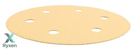 Papier ścierny na rzep 225 mm, K120, 5 szt., z 6 otworami do szlifierki 59G264, 59G265 GRAPHITE
