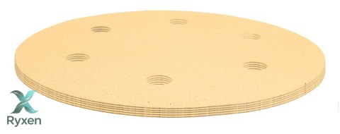 Papier ścierny na rzep 225 mm, K180, 5 szt., z 6 otworami do szlifierki 59G264, 59G265 GRAPHITE