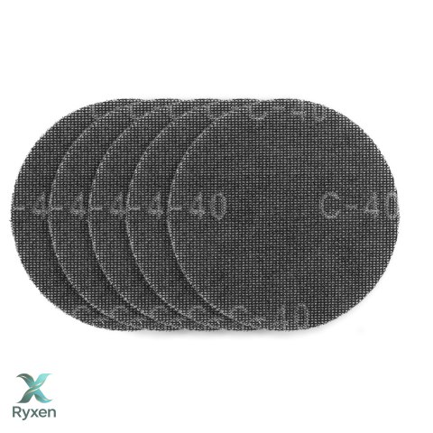 Siatka ścierna na rzep 180 mm, K40, 5 szt. do szlifierki 59G263 GRAPHITE