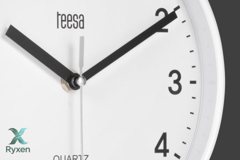 Zegar ścienny 20 cm biały Teesa