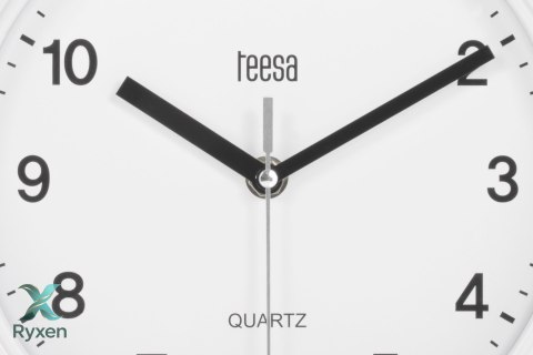 Zegar ścienny 20 cm biały Teesa