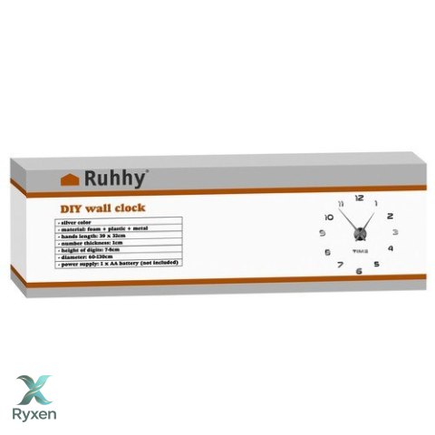 Zegar ścienny DIY Ruhhy 22143 RUHHY