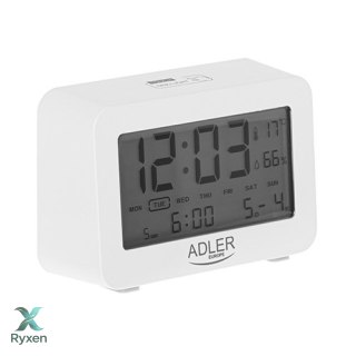 AD 1196 white Budzik na baterie ADLER
