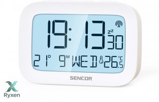Budzik z termometrem, zegar sterowany radiem dcf77 SENCOR