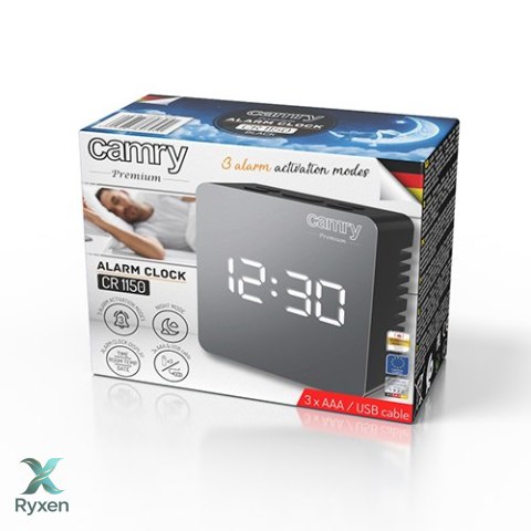 CR 1150 black Budzik led CAMRY