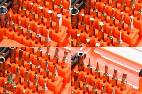 Końcówki wkrętakowe precyzyjne z uchwytem 45 szt. NEO TOOLS