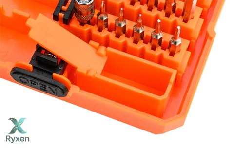 Końcówki wkrętakowe precyzyjne z uchwytem 45 szt. NEO TOOLS