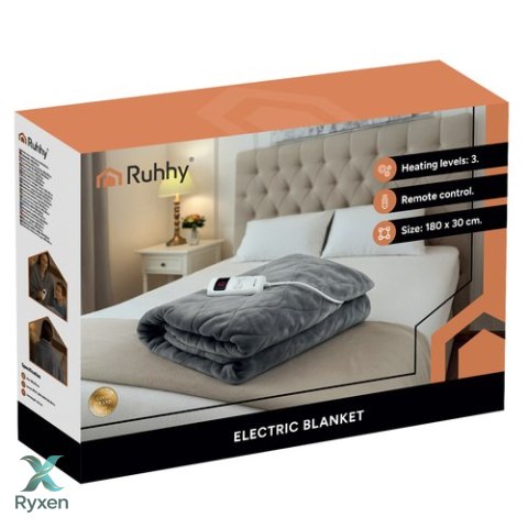 Mata- koc elektryczny 180x130cm Ruhhy 26202 RUHHY