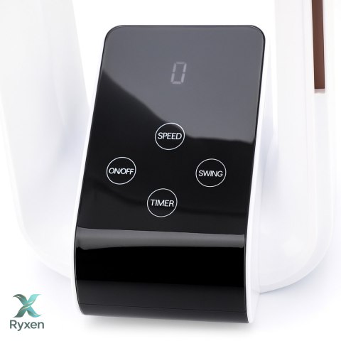 Wentylator Bezłopatkowy Podłogowy Oscylacja Timer Wyświetlacz LCD PILOT LEAN