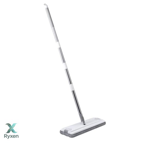 Zestaw Do Sprzątana Wiadro Dwukomorowe Mop Płaski Mikrofibra LEAN