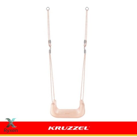 Huśtawka dla dzieci 3w1 szaro-beżowa Kruzzel KRUZZEL