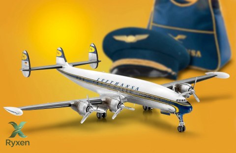 Model plastikowy lockheed l.1049g super constellation lufthansa REVELL