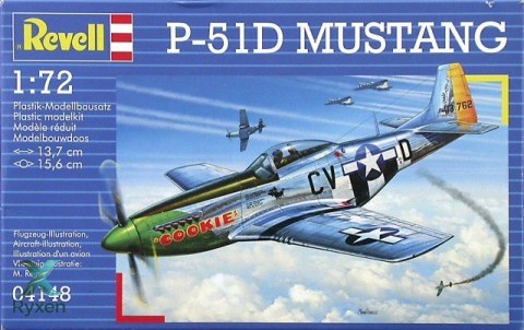 Model plastikowy p-51d mustang REVELL