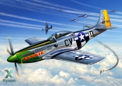 Model plastikowy p-51d mustang REVELL