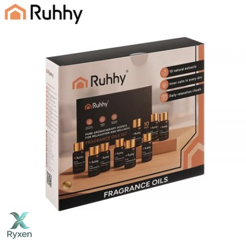 Olejek zapachowy - zestaw 10szt. 10ml Ruhhy 27222 RUHHY