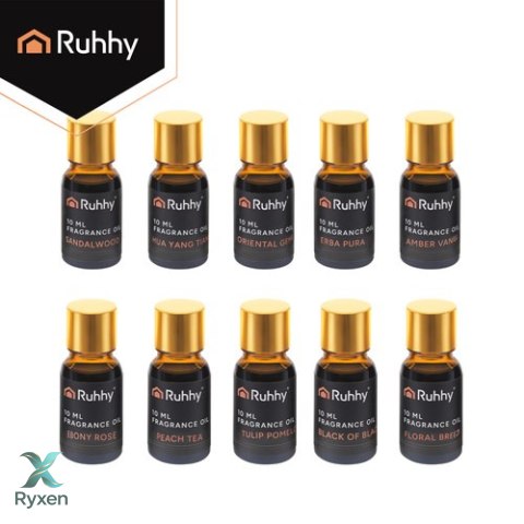 Olejek zapachowy - zestaw 10szt. 10ml Ruhhy 27222 RUHHY